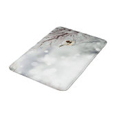 Tapis De Bain Joyeux Noël Frost Oiseau traditionnel (Angle)