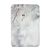 Tapis De Bain Joyeux Noël Frost Oiseau traditionnel (Devant (Vertical))