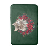 Tapis De Bain Joyeux Noël Maine Coon Chat (Devant (Vertical))