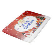Tapis De Bain Joyeux Noël Père Noël Amour (Angle)