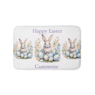 Tapis De Bain Joyeux Panier lapin de Pâques Thunder_Cove
