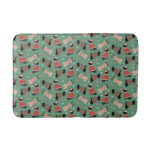 Tapis De Bain Joyeux Pawlidays Labrador Retriever Dogs (Devant)