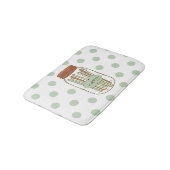 Tapis De Bain Joyeux pot de mason et paille tapis de salle de ba (Angle)