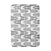 Tapis De Bain Joyeux sapin de Noël abstrait géométrique moderne  (Devant (Vertical))