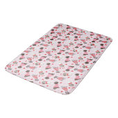 Tapis De Bain Joyeux Valentines Day Chiens de Danse (Angle)