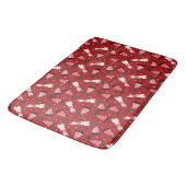 Tapis De Bain Joyeux Valentines Day Chiens Dobermann (Angle)