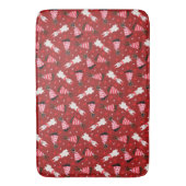 Tapis De Bain Joyeux Valentines Day Chiens Dobermann (devant Vertical)