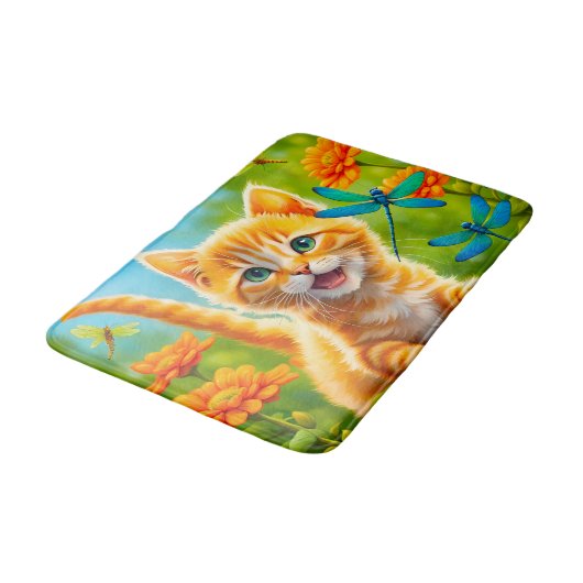 Tapis De Bain Joyous Kitten (Angle)