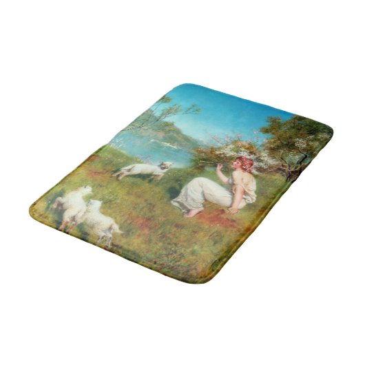 Tapis De Bain Joys of Spring (par John Collier) (Angle)