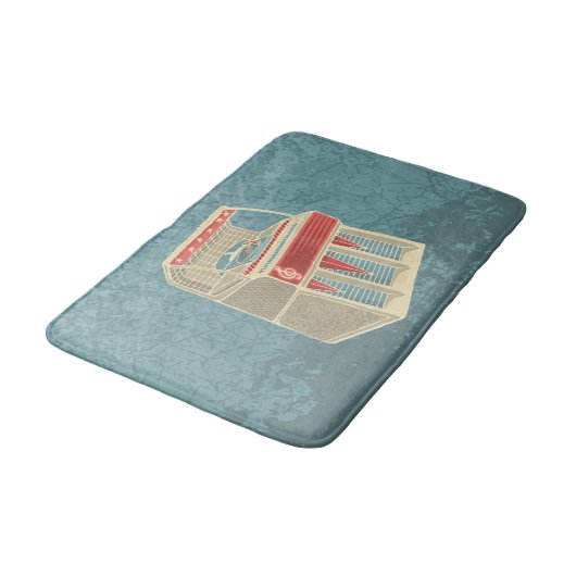 Tapis De Bain Juke-box (Angle)