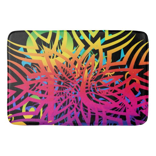 Tapis De Bain Jungle Abstraite (Devant)