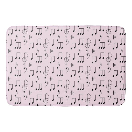 Tapis De Bain Just Noté Rose (Devant)