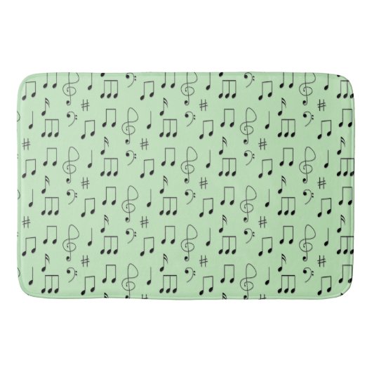 Tapis De Bain Juste Noté Vert (Devant)