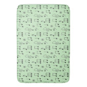 Tapis De Bain Juste Noté Vert (devant Vertical)