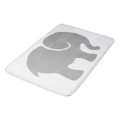 Tapis De Bain Juste un éléphant gris (Angle)