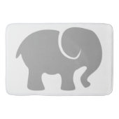 Tapis De Bain Juste un éléphant gris (Devant)