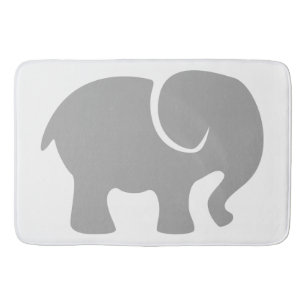 Tapis De Bain Juste un éléphant gris