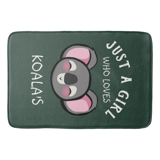 Tapis De Bain Juste une fille qui aime celle de Koala (Devant)