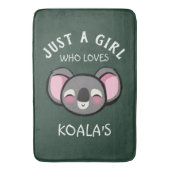 Tapis De Bain Juste une fille qui aime celle de Koala (devant Vertical)