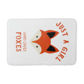 Tapis De Bain Juste une fille qui aime Foxes (Devant)