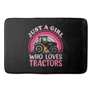 Tapis De Bain Juste Une Fille Qui Aime Les Tracteurs