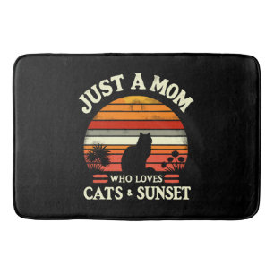 Tapis De Bain Juste une maman qui aime les chats