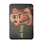 Tapis De Bain Kachina Doll Photographie Amusant Wild Thème Typog (Devant (Vertical))
