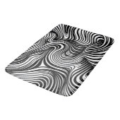 Tapis De Bain Kaleidoscope monochrome (Angle)