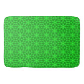 Tapis de bain kaléidoscope vert (Devant)