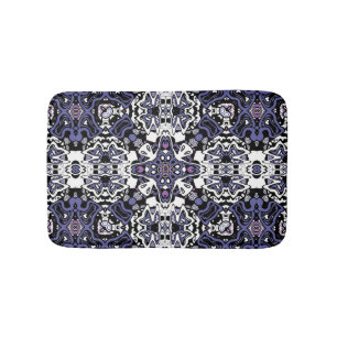 Tapis De Bain Kaliedoscope marocain géométrique de style ornemen
