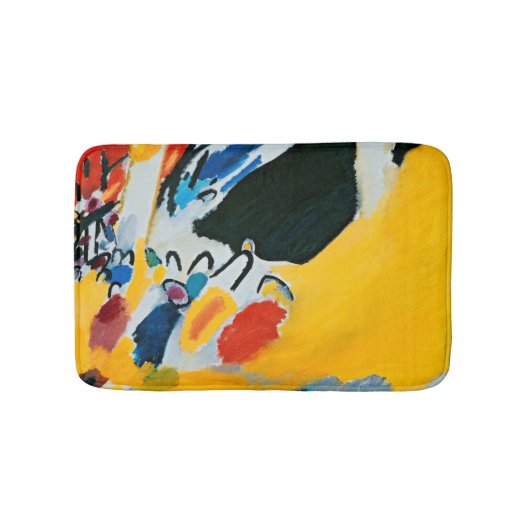 Tapis De Bain Kandinski Impression III Concert Peinture Abstrait (Devant)