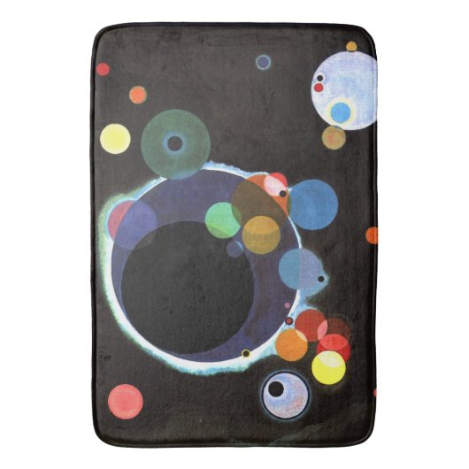 Tapis De Bain Kandinsky - Several Circles, famous abstract art (devant Vertical)