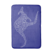 Tapis De Bain Kangourou en argot australien (Devant (Vertical))