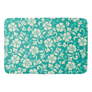 Tapis De Bain Kapalua Pareau Hibiscus Hawaïen
