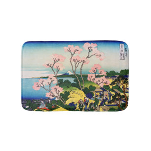 Tapis De Bain Katsushika Hokusai - Gotenyama, Tokaido, Shinagawa
