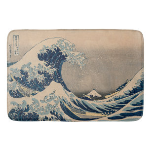 Tapis De Bain Katsushika Hokusai. La Grande Vague au large de Ka