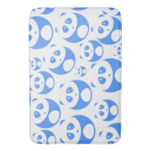 Tapis De Bain Kawaii Panda bébé bleu et blanc modèle (devant Vertical)