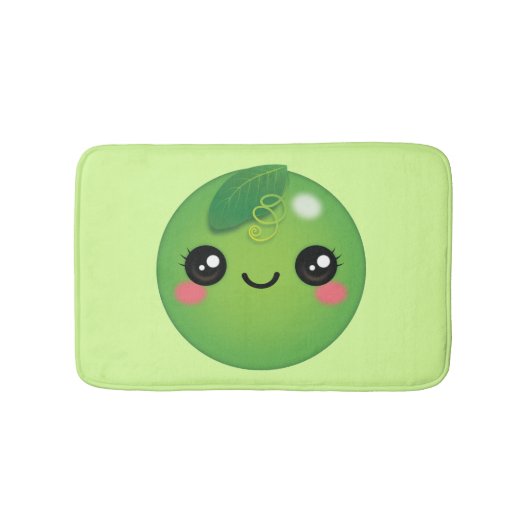 Tapis De Bain Kawaii Pea Bath Mat (Devant)