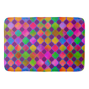Tapis De Bain Kazbar Couleur Violet Foncé