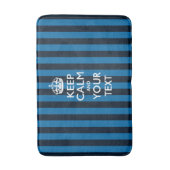 Tapis De Bain KEEP CALM personnalisé et votre texte (Devant (Vertical))