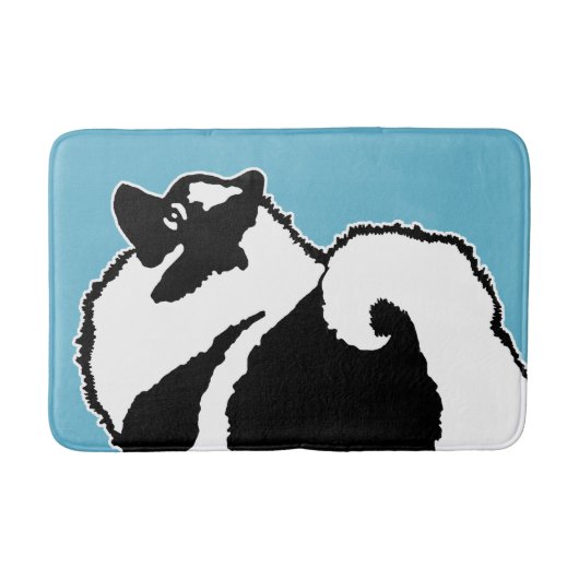 Tapis De Bain Keeshond Graphics - Cute Original Chig Art (Devant)