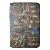Tapis De Bain Keeshond Noël Festive Voyage (devant Vertical)