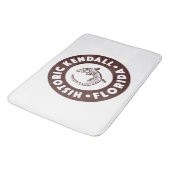 Tapis De Bain Kendall Floride Cercle - Brun (Angle)