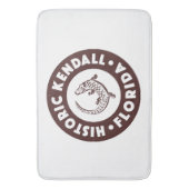 Tapis De Bain Kendall Floride Cercle - Brun (devant Vertical)