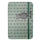 Tapis De Bain KiniArt Ours noir et arbres (devant Vertical)