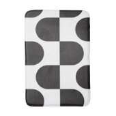 Tapis De Bain Kismet noir & blanc (Devant (Vertical))