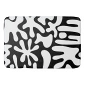 Tapis De Bain Kismet noir et blanc (Devant)