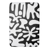Tapis De Bain Kismet noir et blanc (devant Vertical)