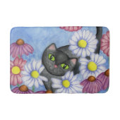 Tapis De Bain Kitty en Fleurs Bain Mat (Devant)