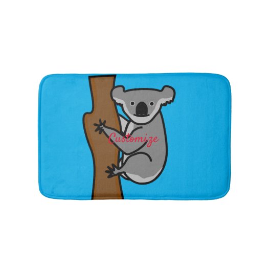 Tapis De Bain Koala Bear Escalade Tree Thunder_Cove (Devant)
